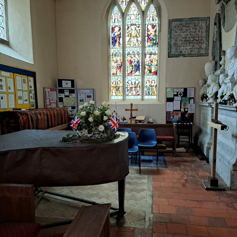 Flowers at the Commemoration Service at St Mary's, Kintbury (2)