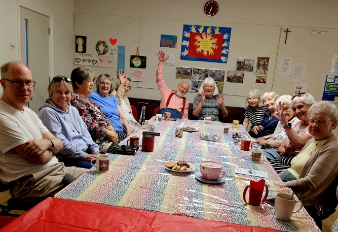 nnual party at the Friendship Cafe to celebrate everyone's birthday (2)