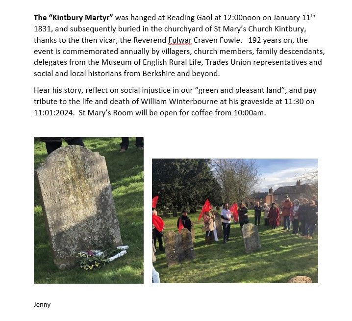 The Kintbury Martyr"